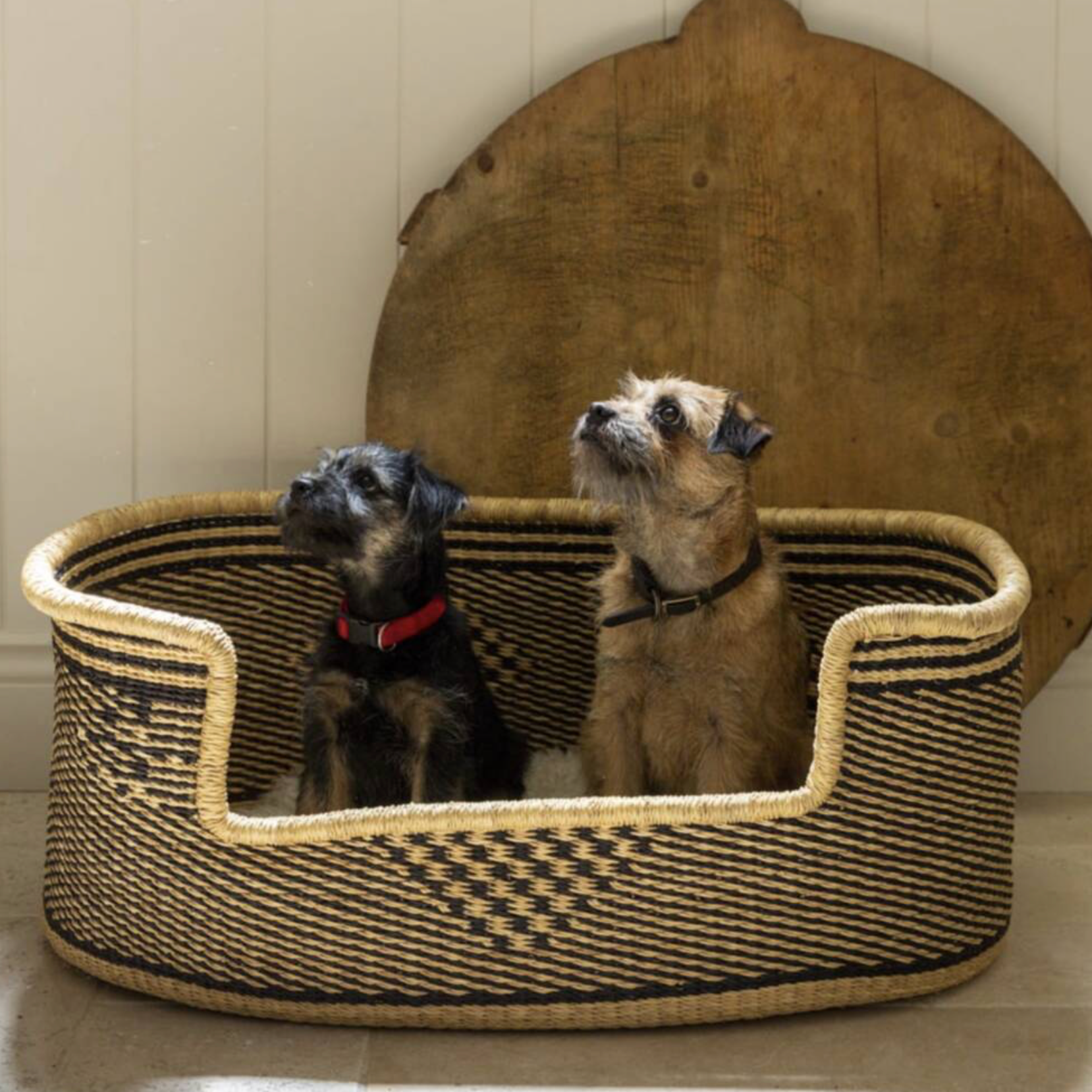 Fido's Handmade Rattan Dog Basket