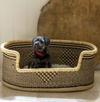 Fido's Handmade Rattan Dog Basket
