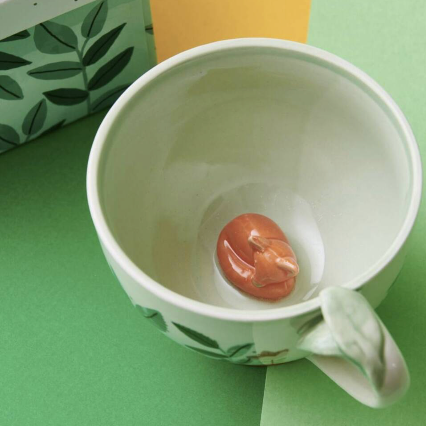 Hidden Fox Gift Boxed Teacup