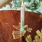 Gold Candleholder Flying Angel