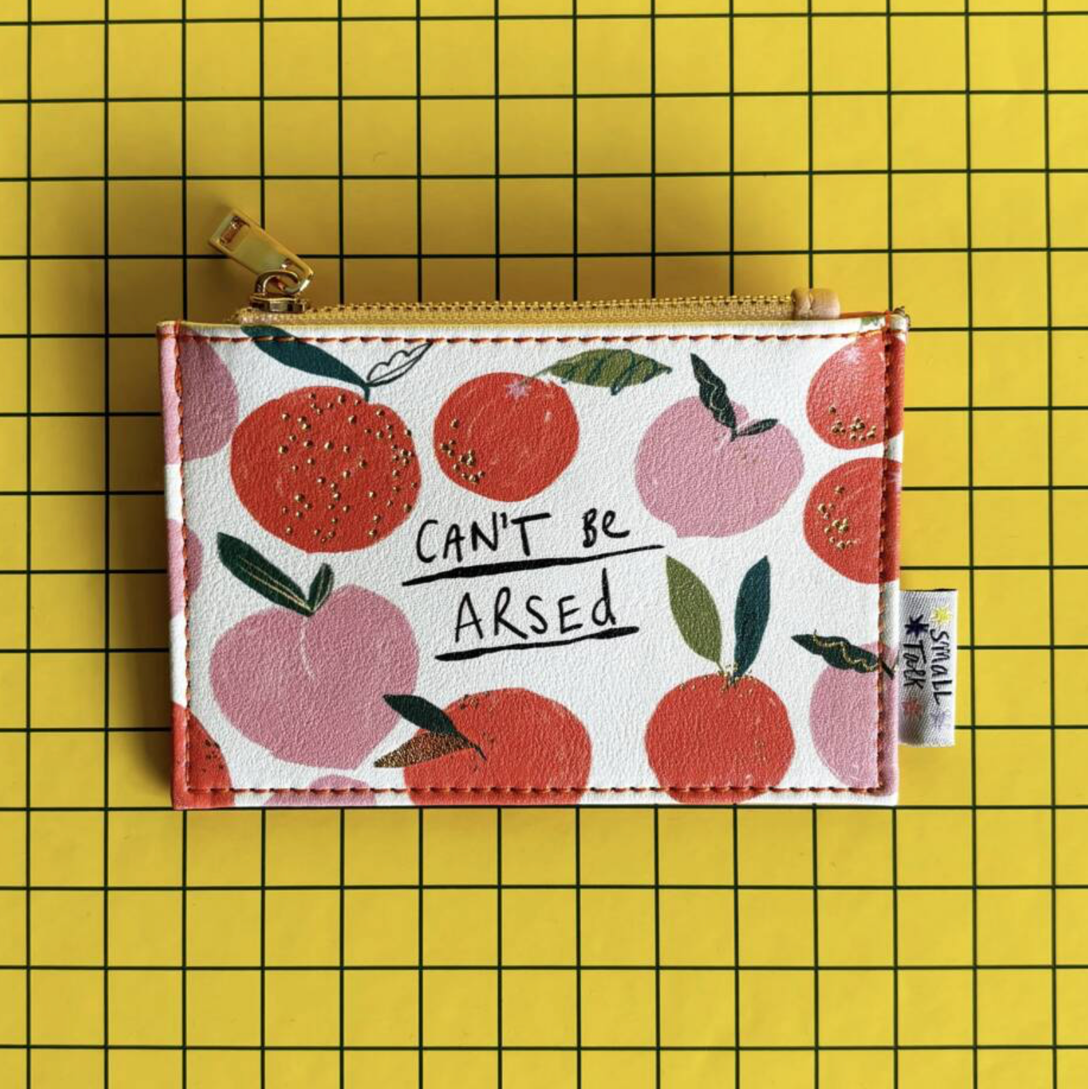 'Can't Be Arsed' Zip Purse