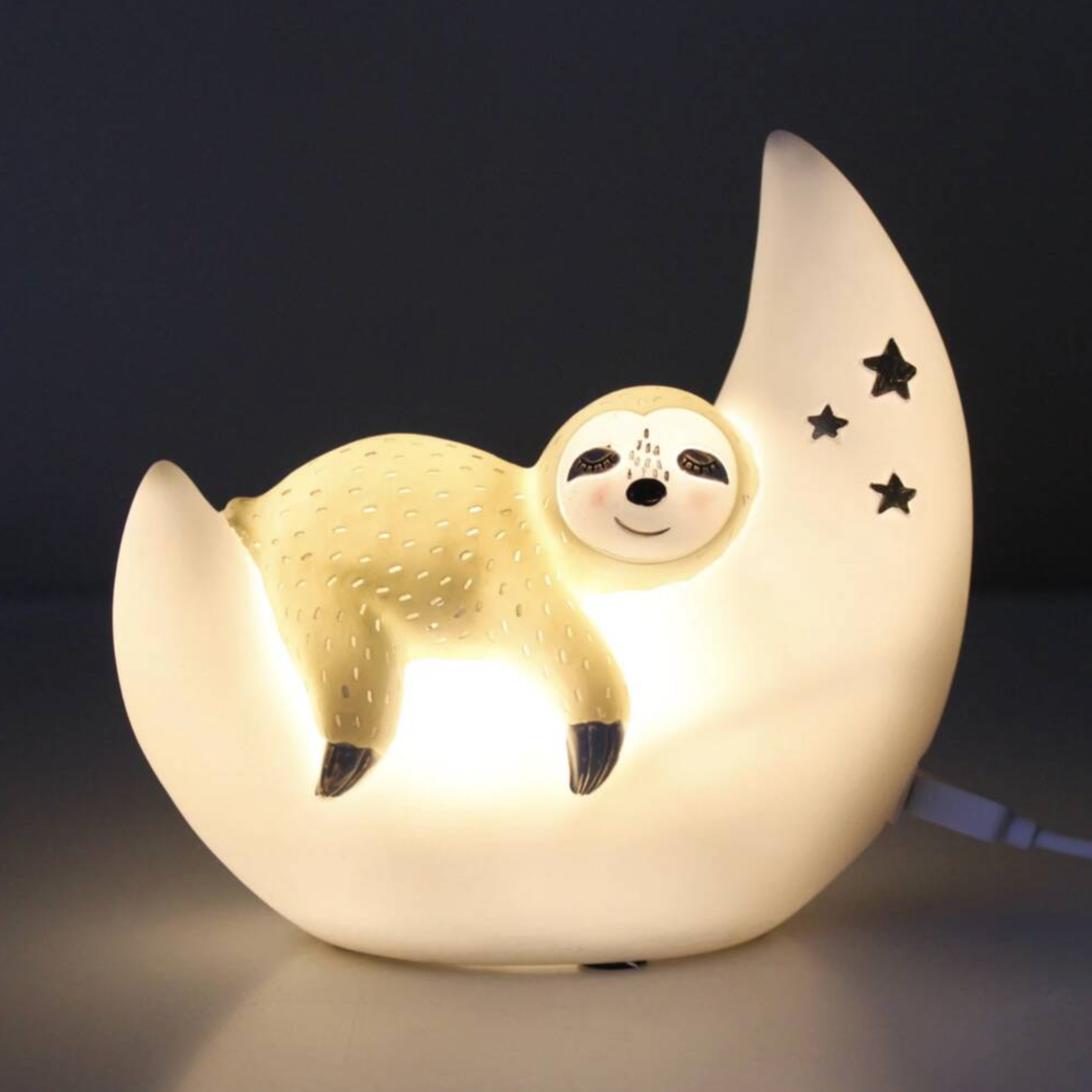 Sloth LED Lamp Over The Moon