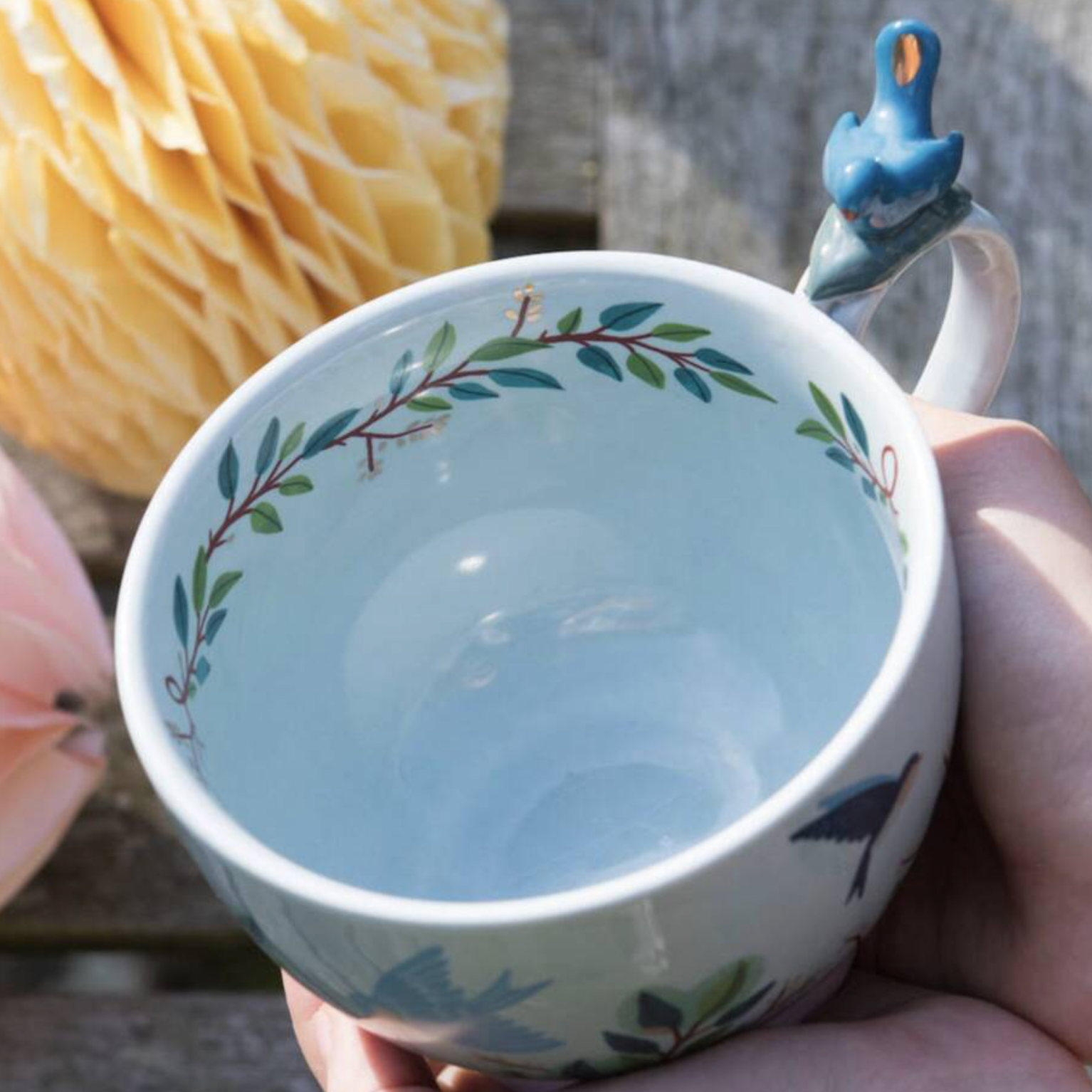 Garden Bird Large Tea Cup