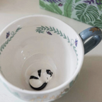 Secret Garden Hidden Cat Gift Boxed Large Cup