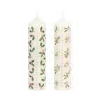 Christmas Mistletoe Advent Candle