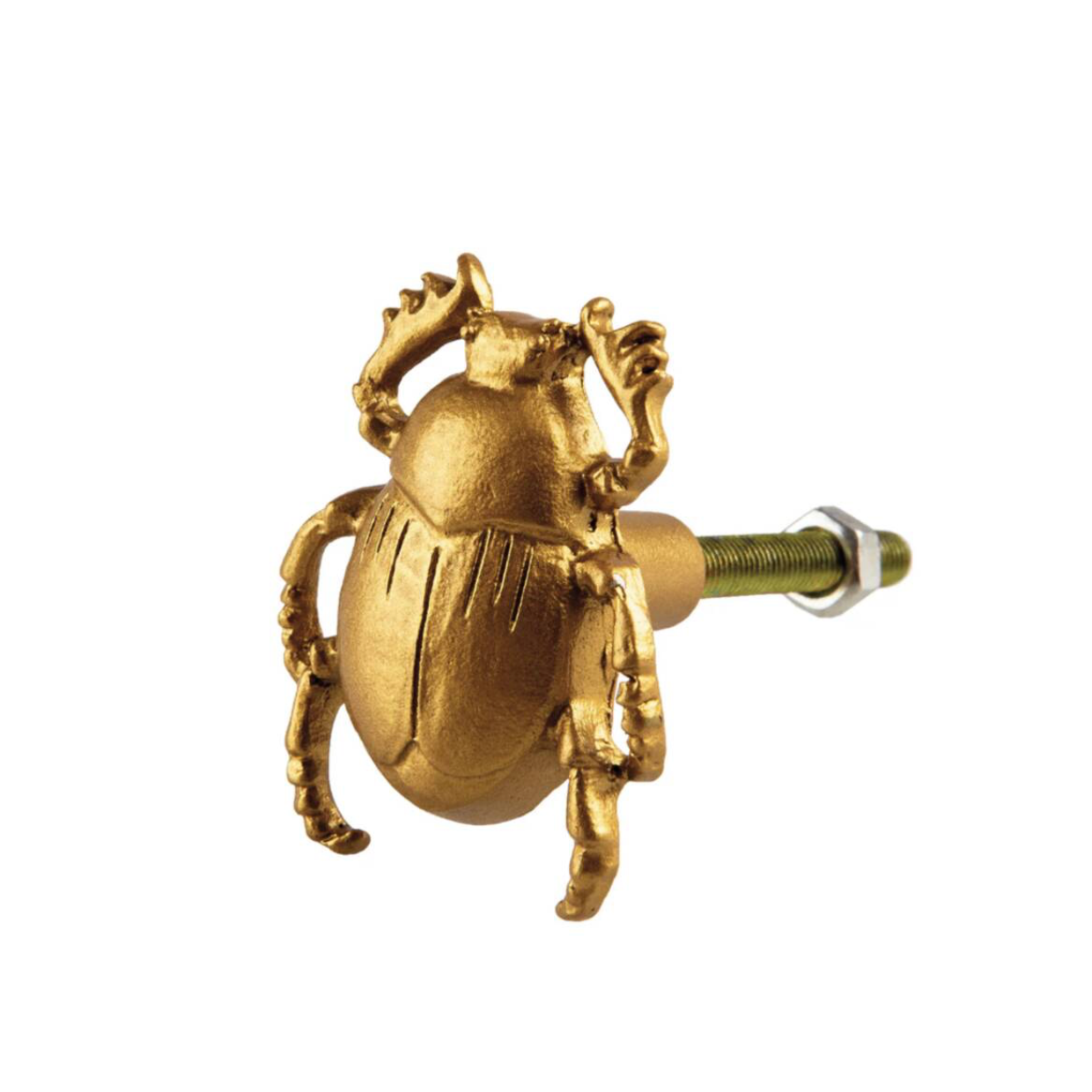 Gold Egypt Scarab Beetle Draw Knobs