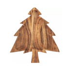 Acacia Christmas Tree Serving Board