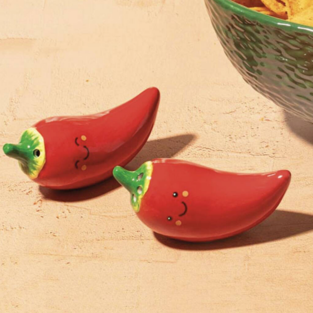 Red Chilli Salt And Pepper Set