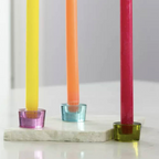 Glass Candle Holder