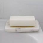 Marble Soap Dish With Marseilles Soap