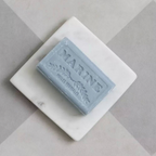 Marble Soap Dish With Marseilles Soap