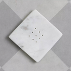 Marble Soap Dish With Marseilles Soap