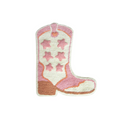 Pink Cowboy Boot Tufted Bath Mat