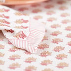 Peony Pink Hand Block Print Napkin