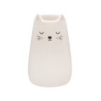 Sweet Ceramic Cat Bud Vase