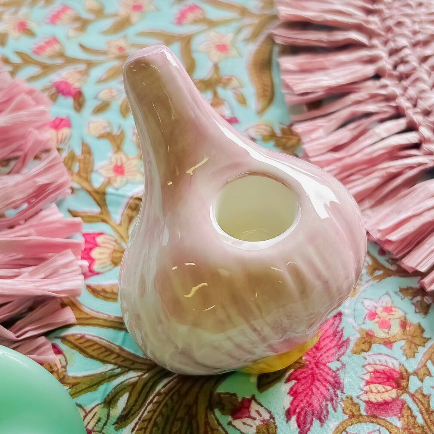 Garlic Shaped Candle Holder