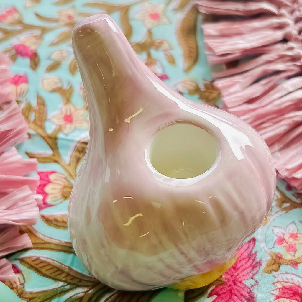 Garlic Shaped Candle Holder