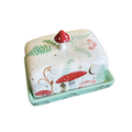 Porcelain Forage Butter Dish