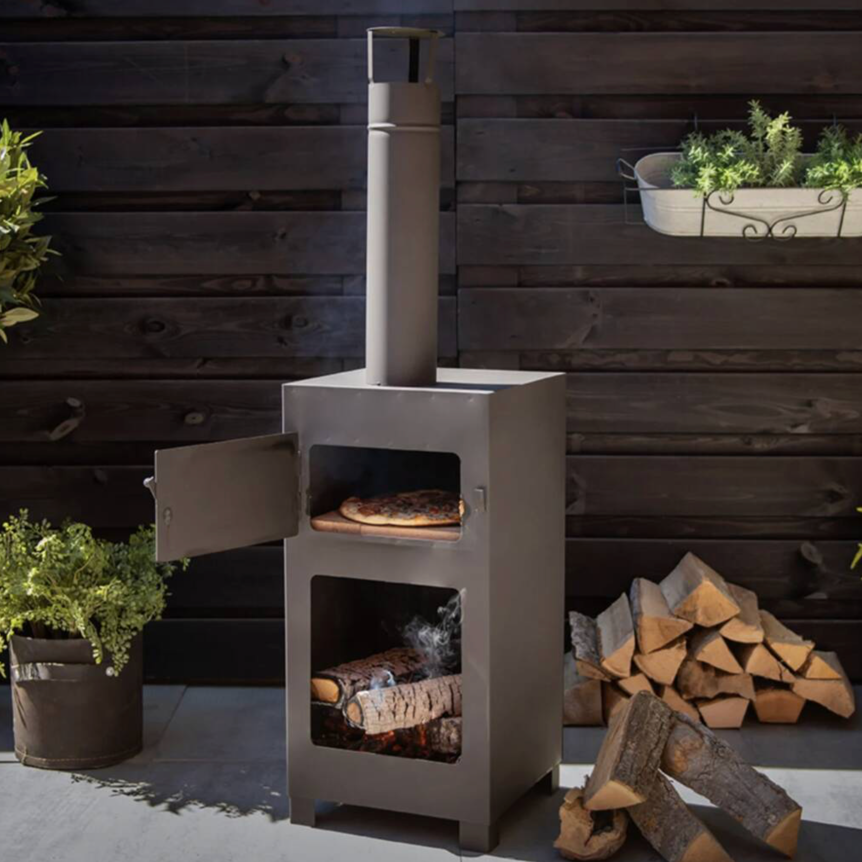 Multi Functional Terrace Stove With Pizza Oven