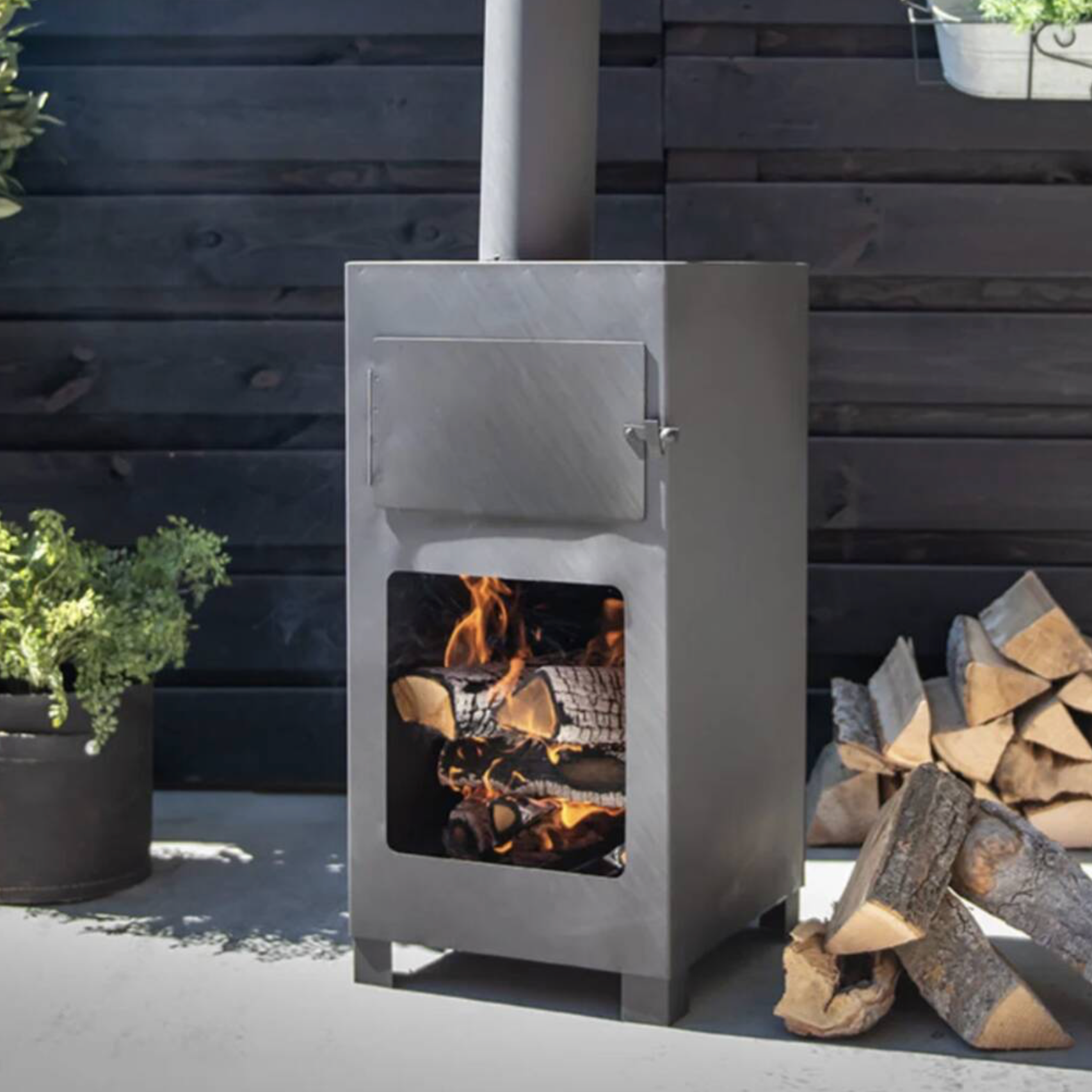 Multi Functional Terrace Stove With Pizza Oven