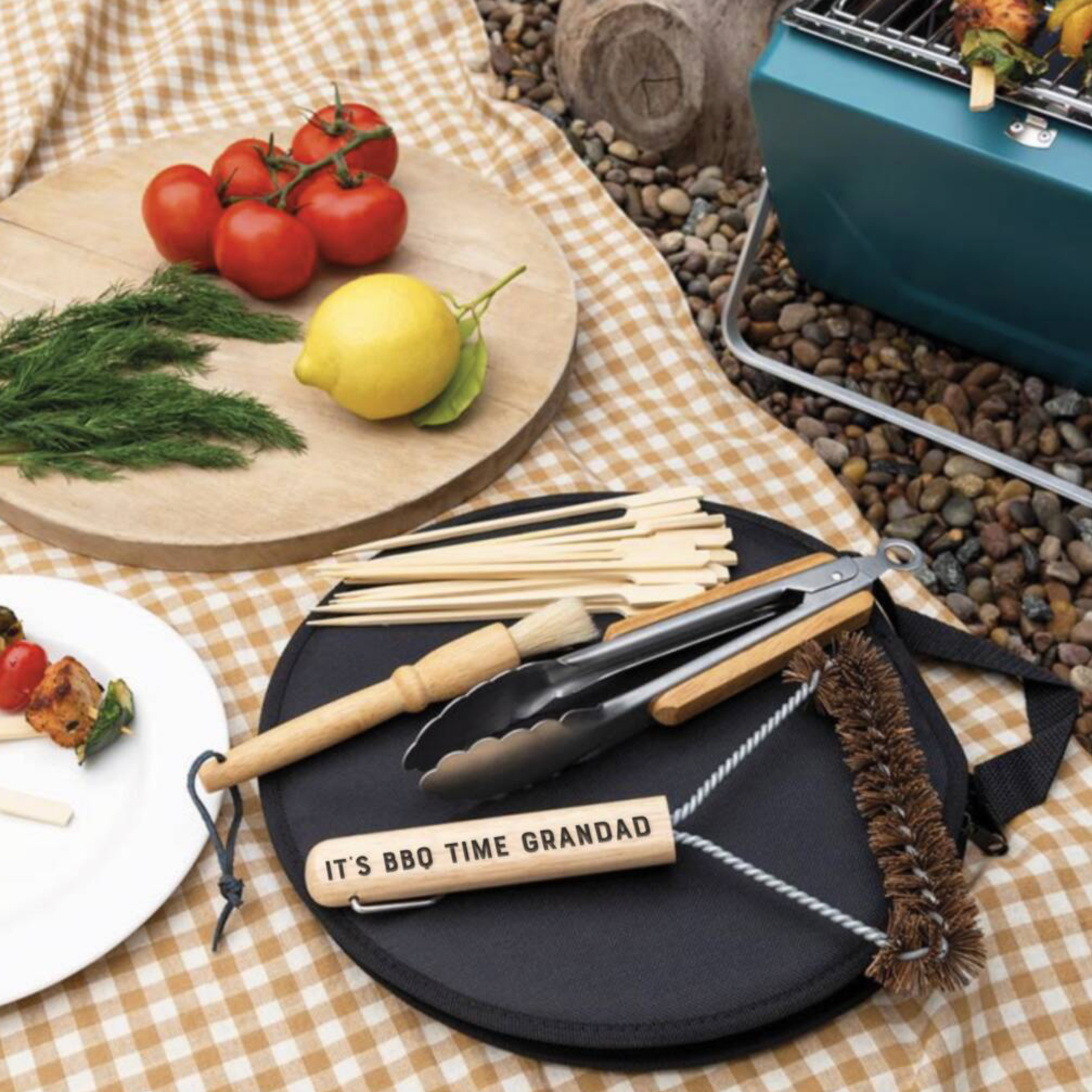 Personalised BBQ Tool Set With Carry Case