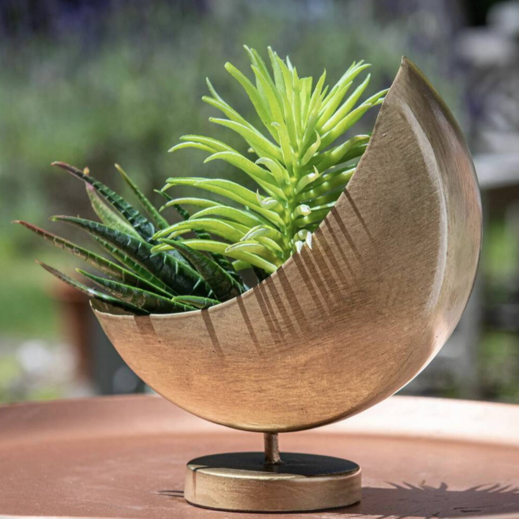 Personalised Celestial Moon Standing Planter