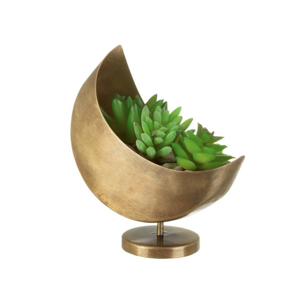 Personalised Celestial Moon Standing Planter