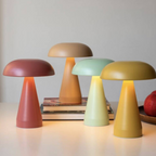 Cordless Dimmable Mushroom Touch Lamp