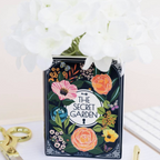 Porcelain Book Vase The Secret Garden