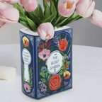 Porcelain Book Vase The Secret Garden