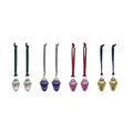 Eight Festive Acorns With Velvet Loops