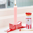 Red Bow Ceramic Candle Holder