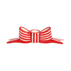Red Bow Ceramic Candle Holder