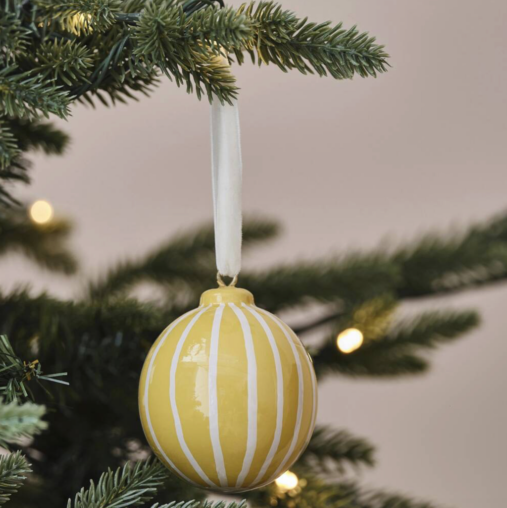 Artisan Hand Painted Christmas Bauble