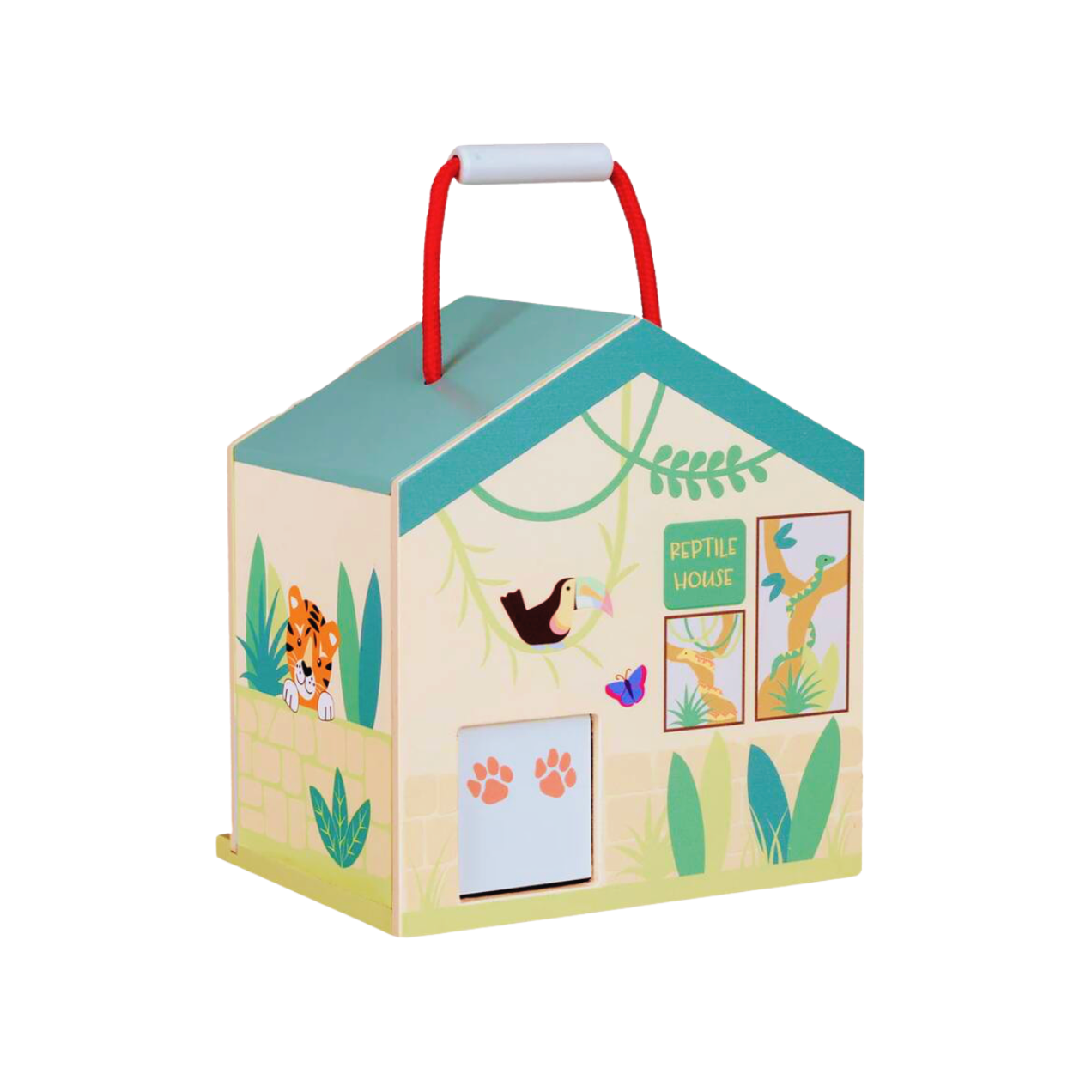 Personalised Childs Wooden Zoo Play Set