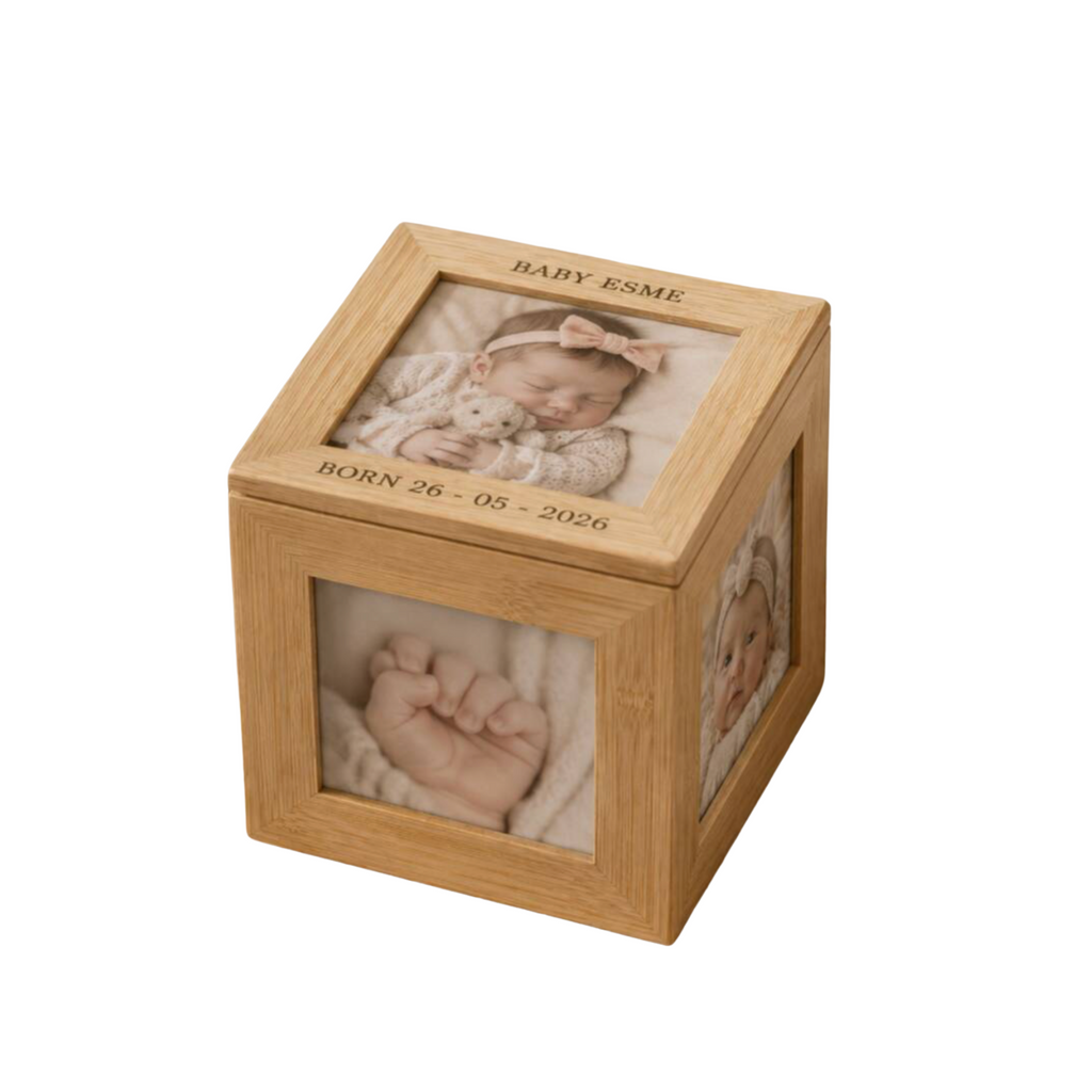 Personalised Photo Cube Keepsake Box