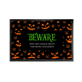 Personalised Halloween Beware Indoor Doormat