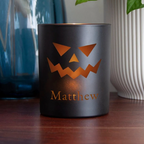 Personalised Jack-O'-Lantern Halloween Candle Holder