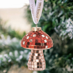 Mushroom Mirror Tile Bauble
