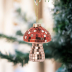 Mushroom Mirror Tile Bauble
