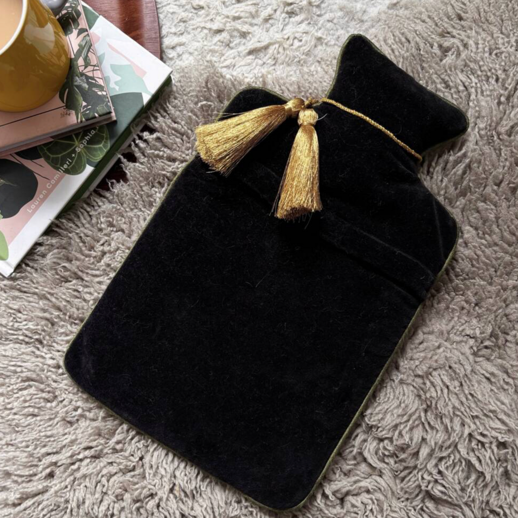 Luxury Embroidered Secret Garden Owl Hot Water Bottle