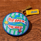 Best Dad In The World Keyring