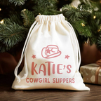Personalised Women’s Cowboy Cowgirl Slippers