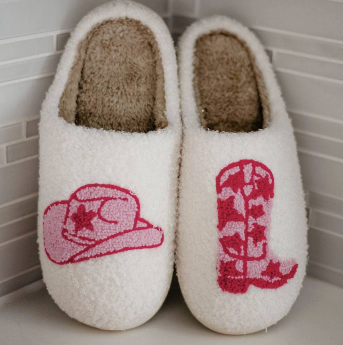 Personalised Women’s Cowboy Cowgirl Slippers