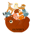 Personalised Childs Woodland Balancing Bear Toy