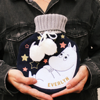 Personalised Moomin Moon Hot Water Bottle