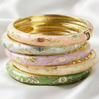 Cloisonné Enamel Bangle Bracelet