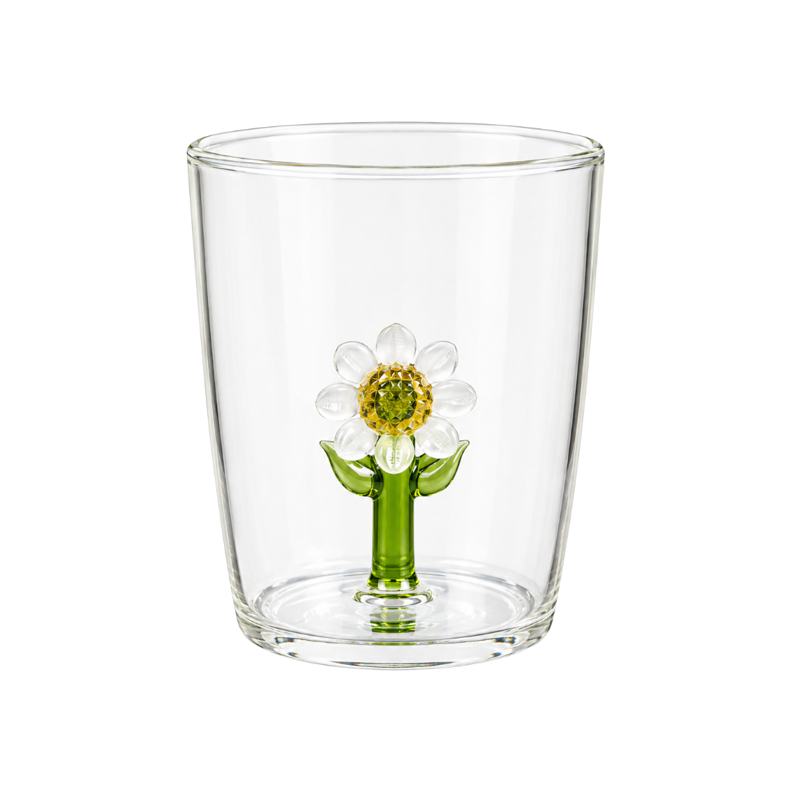 Sunflower Glass Sunshine In A Glass Tumbler