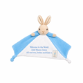 Personalised Soft Bunny Snuggle Blanket Peter Rabbit Baby Comforter