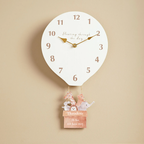 Personalised Nursery Hot Air Balloon Baby Wall Clock
